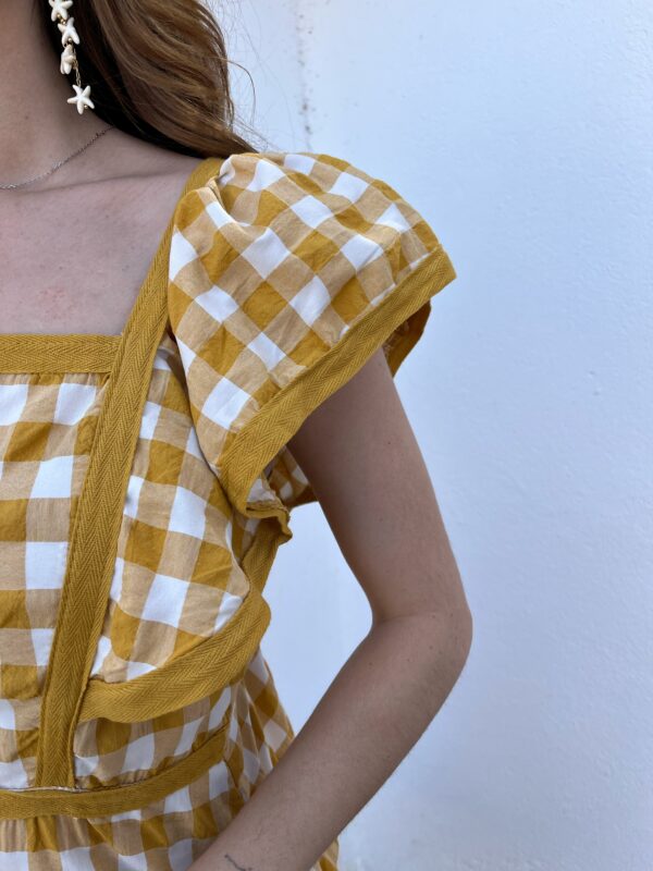 Vestido Zinia Mostaza - Imagen 2