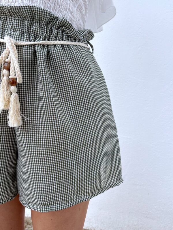 Short Vichy Verde - Imagen 2