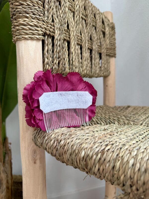 Peineta Clavel Buganvilla - Imagen 2