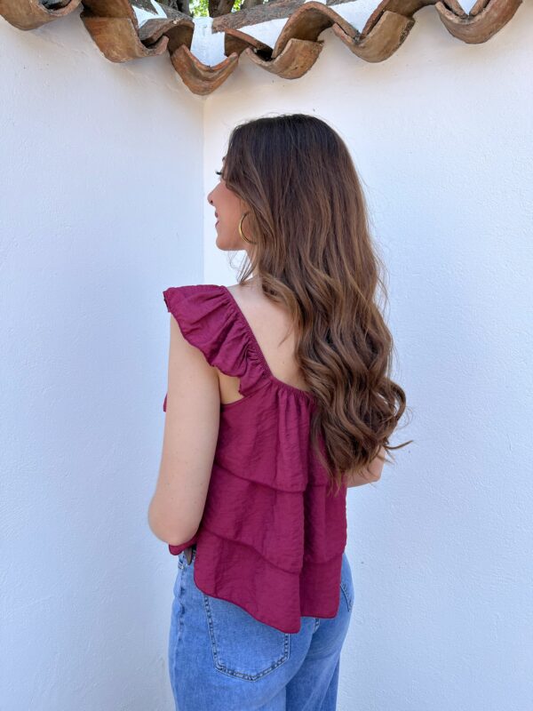 Top Camelia Burdeos - Imagen 3