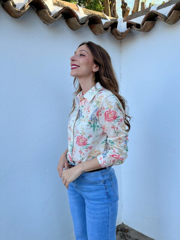 Camisa Rosas - Imagen 3