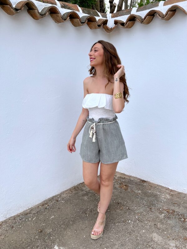 Short Vichy Verde - Imagen 5