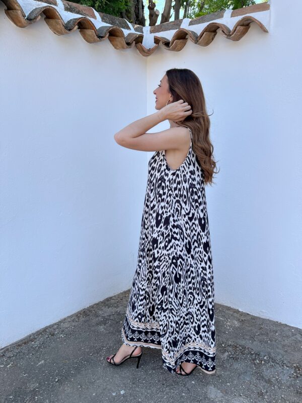 Vestido Licra Fría Negro - Imagen 4