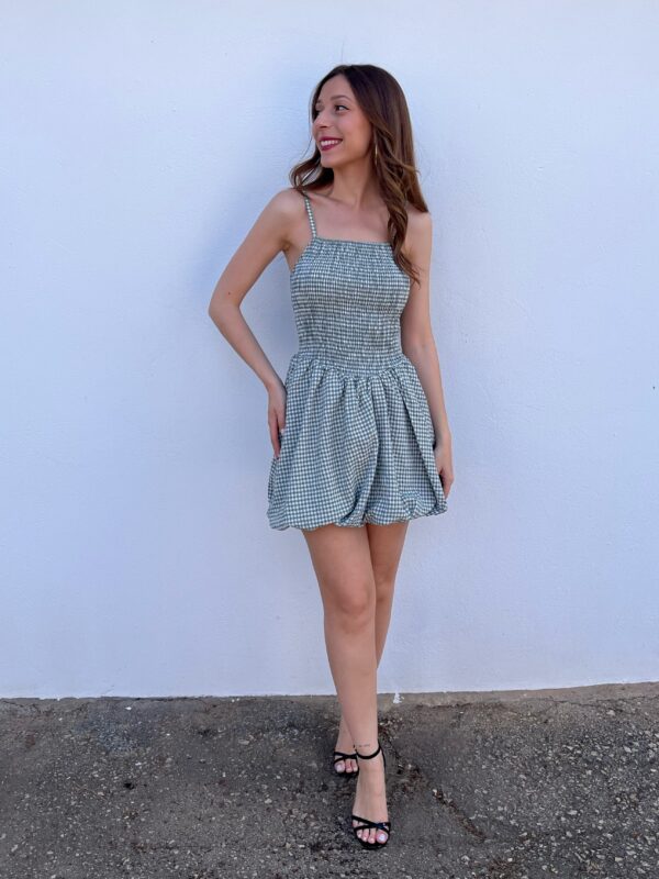 Vestido Globo Verde - Imagen 5