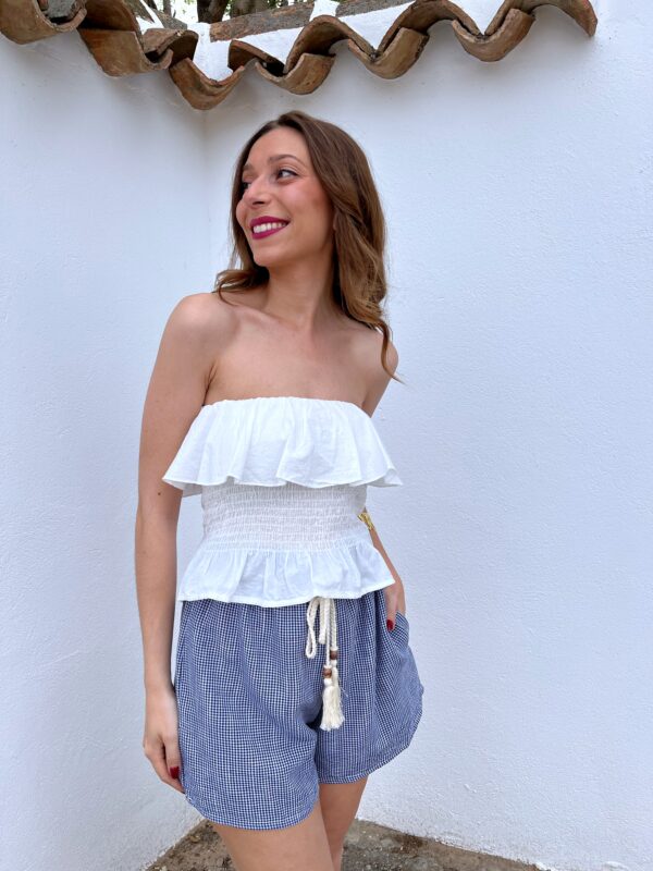Top Volantes Blanco - Imagen 4