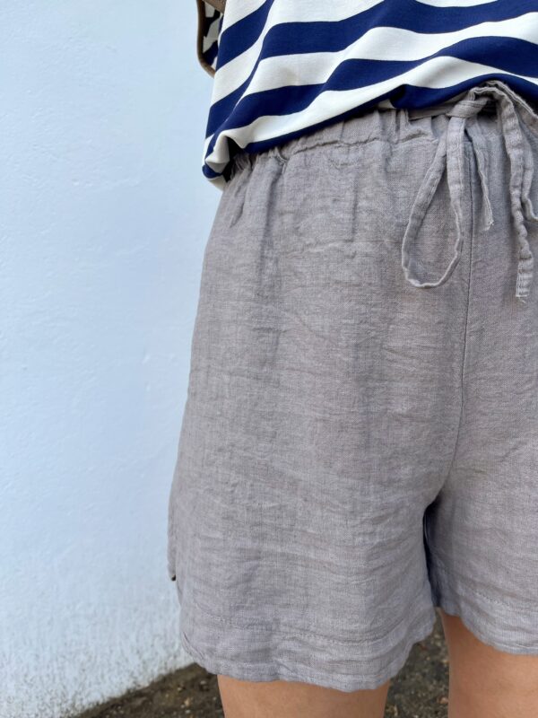 Short Lino Taupe