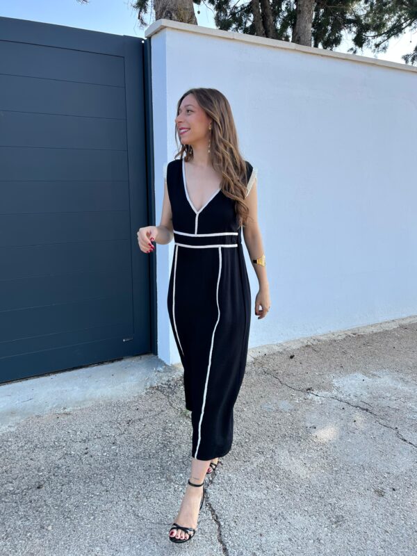 Vestido Mediterranean Negro - Imagen 4