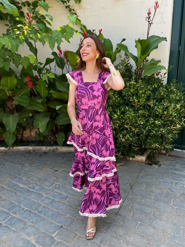 Vestido Ágata Morado - Imagen 6