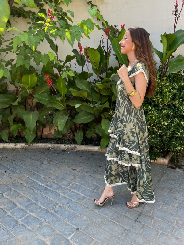 Vestido Ágata Verde - Imagen 3