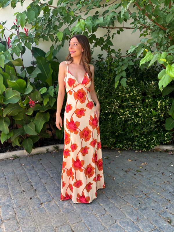 Vestido Melisa Naranja - Imagen 5