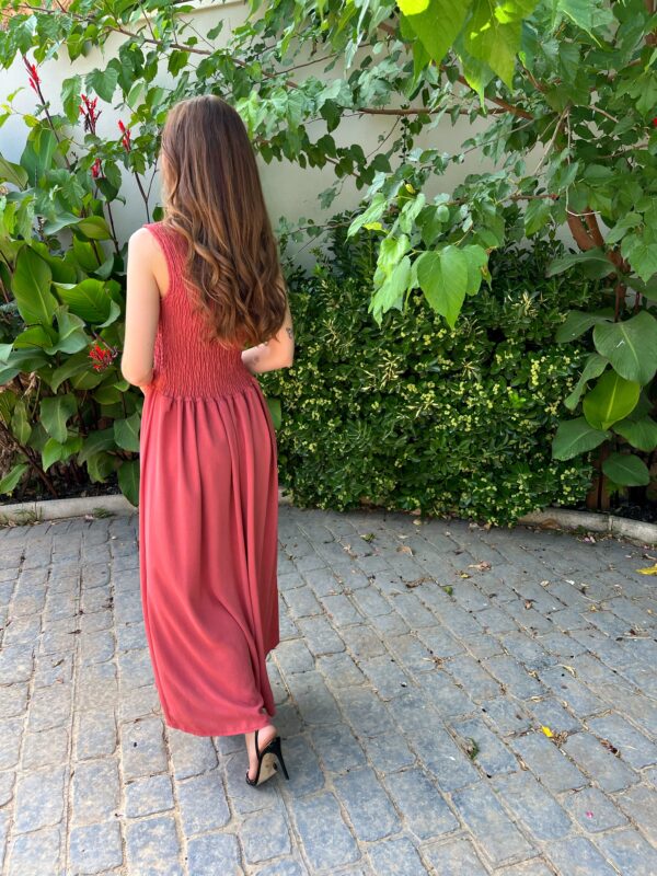 Vestido Teruel Teja - Imagen 5