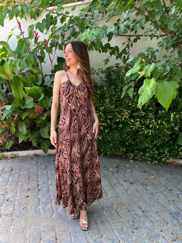 Vestido Estela Choco - Imagen 7