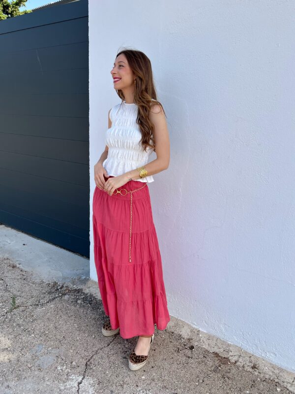 Falda Lorena Coral - Imagen 3