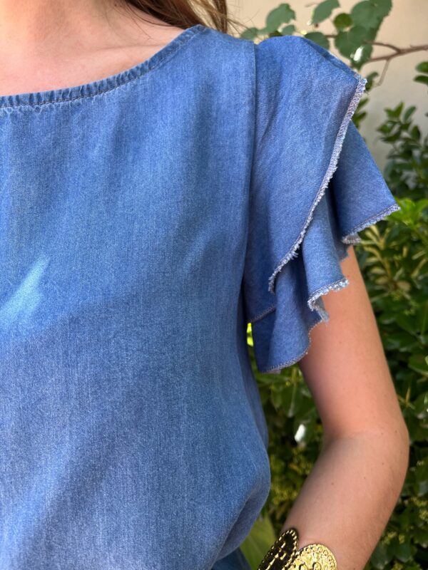 Vestido Denim Corto - Imagen 2