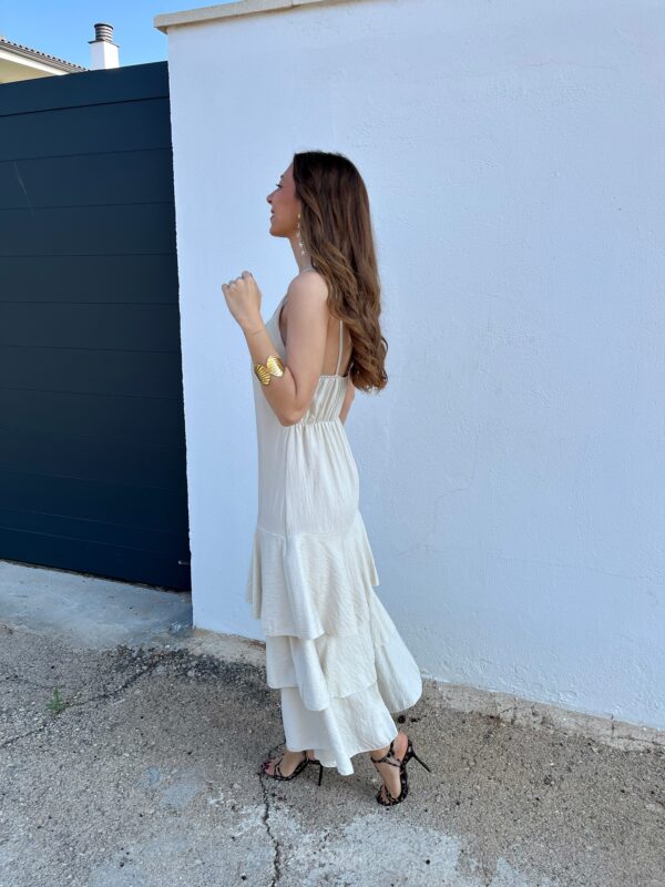 Vestido Poebe Beige - Imagen 5