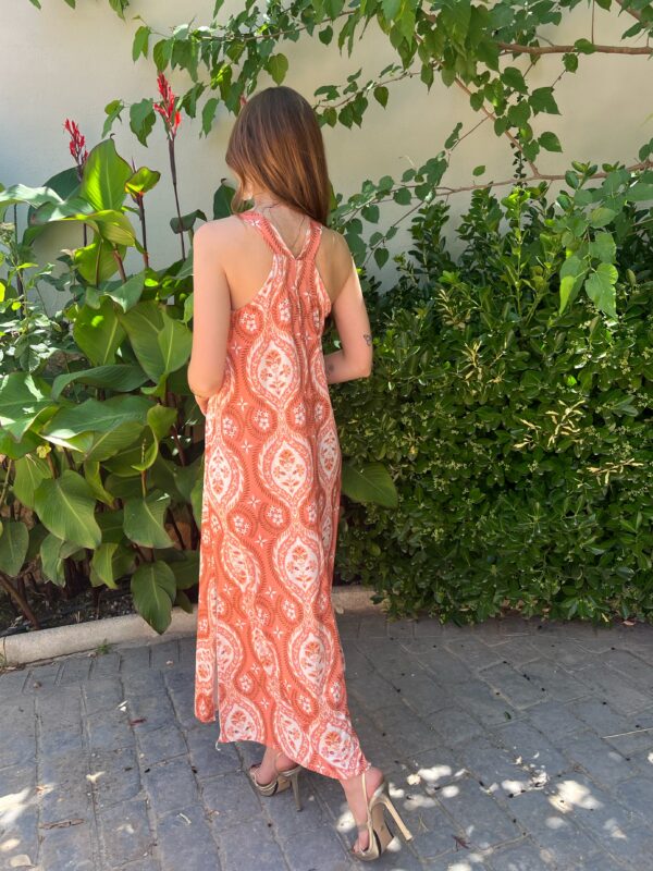 Vestido Teresa Naranja - Imagen 3