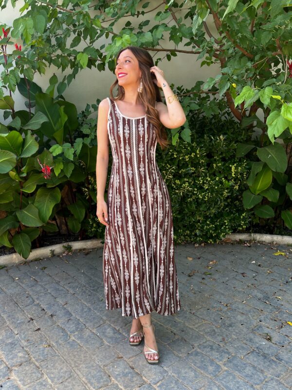 Vestido Gia Marrón