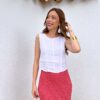 Top Tirantes Lino Blanco