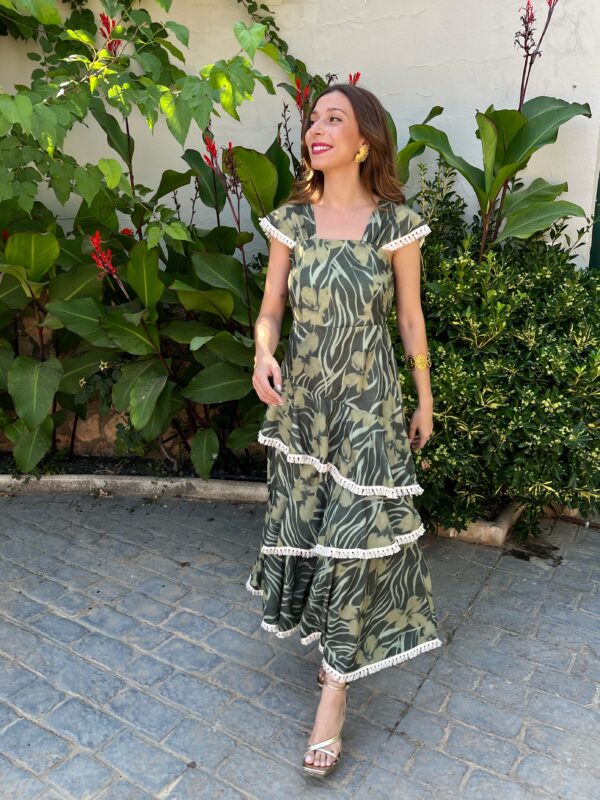 Vestido Ágata Verde - Imagen 4