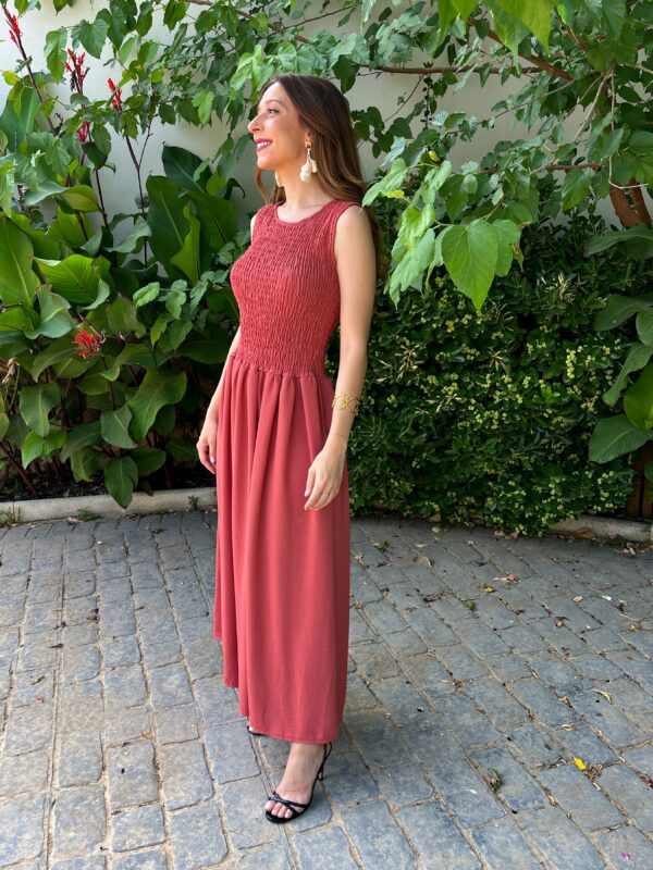 Vestido Teruel Teja - Imagen 4