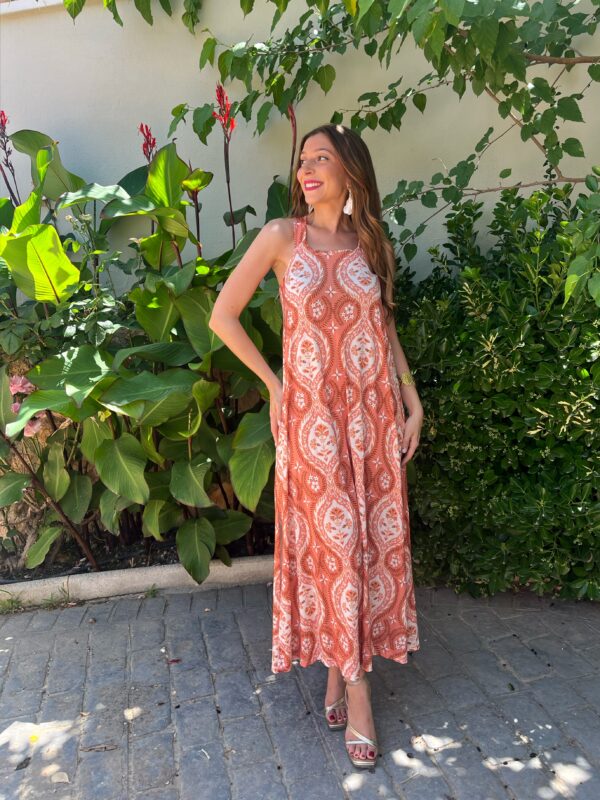 Vestido Teresa Naranja