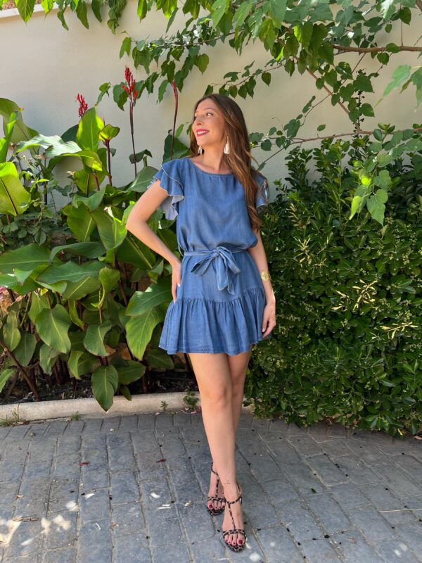 Vestido Denim Corto - Imagen 6