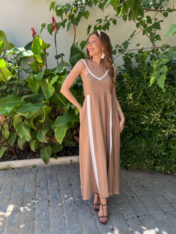 Vestido Salou Beige