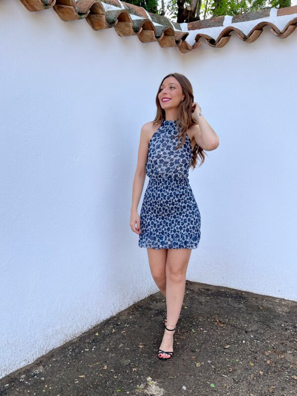 Vestido Claire Azul Marino - Imagen 5