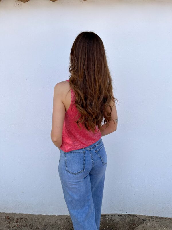 Top/Chaleco Coral Glitter - Imagen 3
