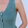 Top/Chaleco Glitter Aguamarina - Imagen 2