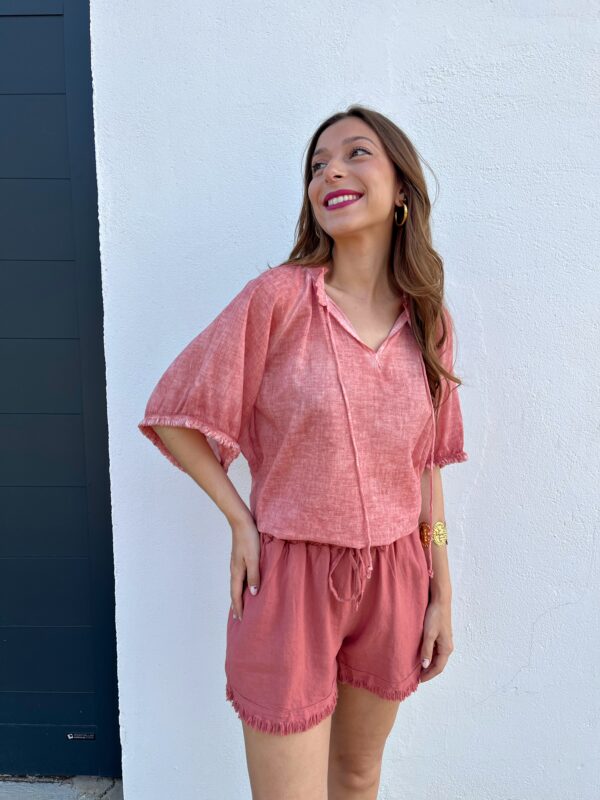 Blusa Fluida Teja - Imagen 4