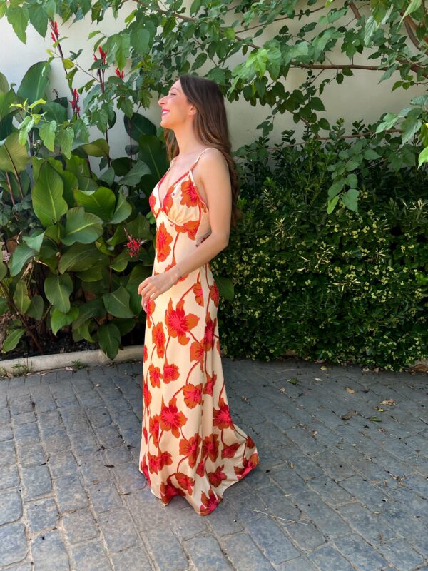 Vestido Melisa Naranja - Imagen 2