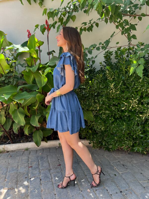 Vestido Denim Corto - Imagen 4