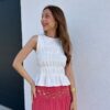 Top Amalia Blanco