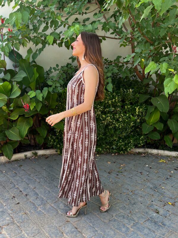Vestido Gia Marrón - Imagen 5
