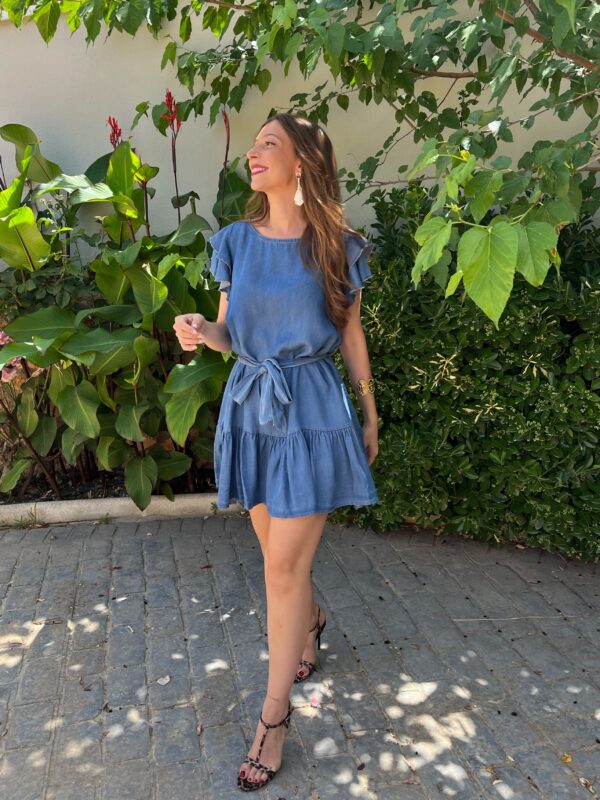 Vestido Denim Corto - Imagen 3