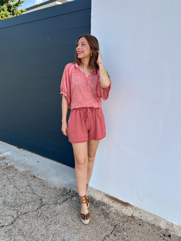 Blusa Fluida Teja - Imagen 5