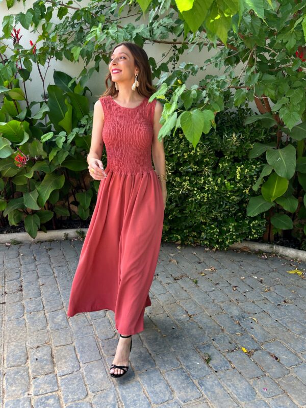 Vestido Teruel Teja - Imagen 2
