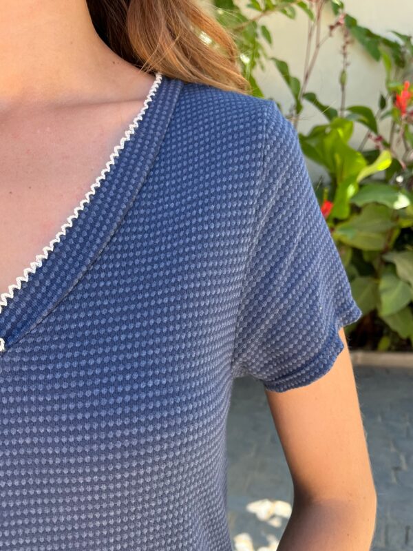 Vestido Punto Azul Marino - Imagen 2