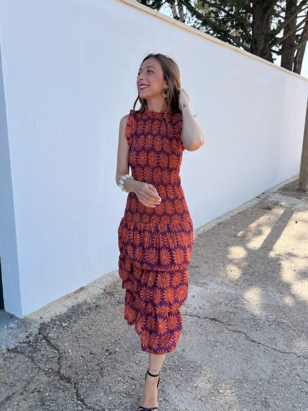 Vestido Nuba Teja - Imagen 4