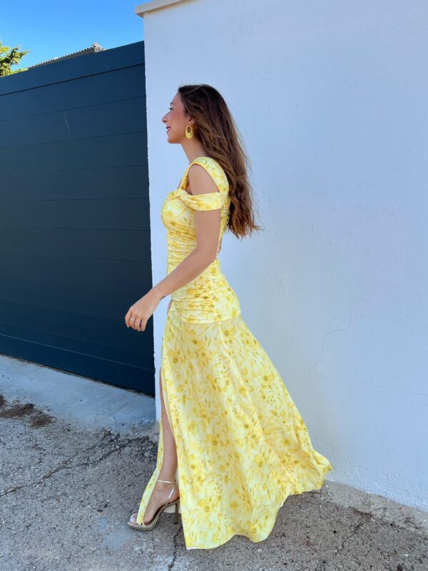 Vestido Punta Umbría Amarillo - Imagen 4