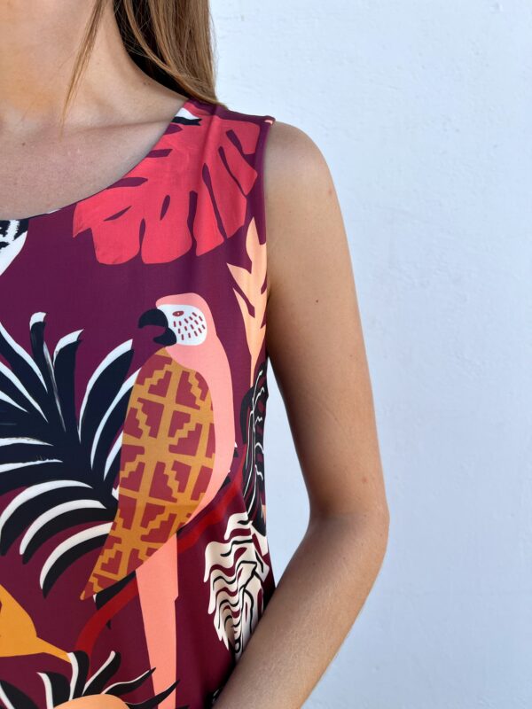 Vestido Tucán Vino - Imagen 2