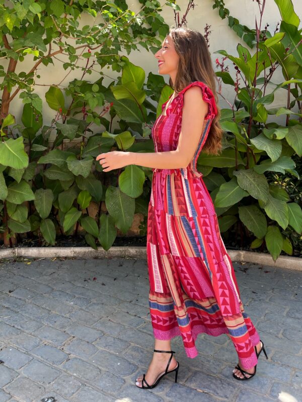 Vestido Zoco Rosa - Imagen 5