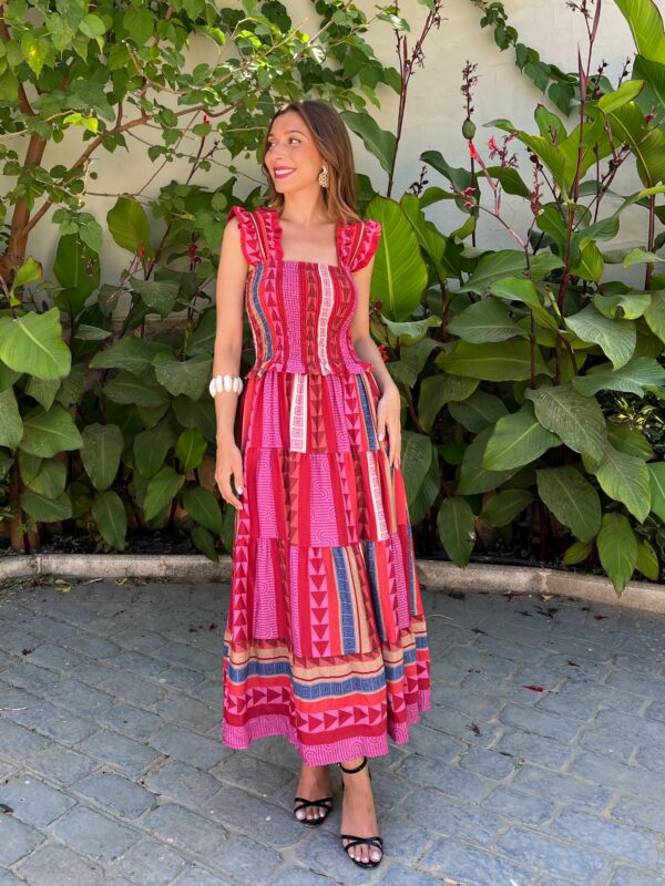 Vestido Zoco Rosa - Imagen 6