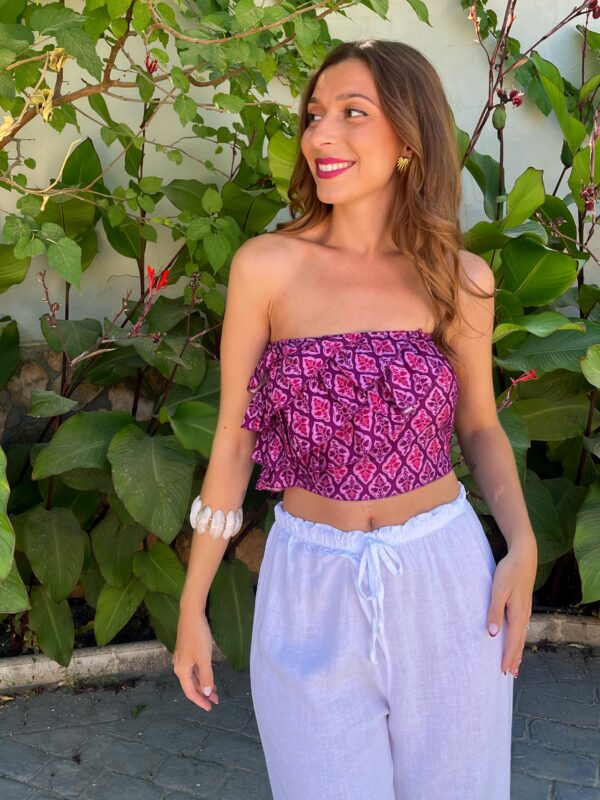 Top Volantes Morado - Imagen 4