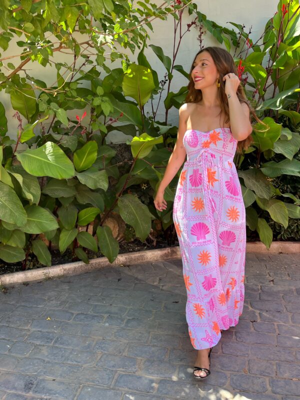 Vestido Flúor Conchas - Imagen 5