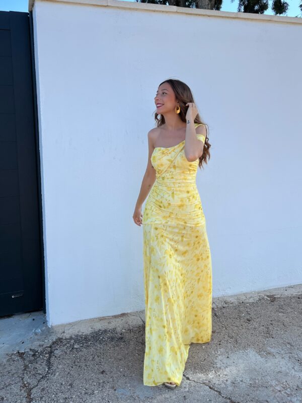 Vestido Punta Umbría Amarillo - Imagen 3