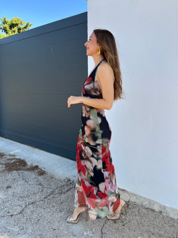 Vestido Ginebra Rojo - Imagen 4