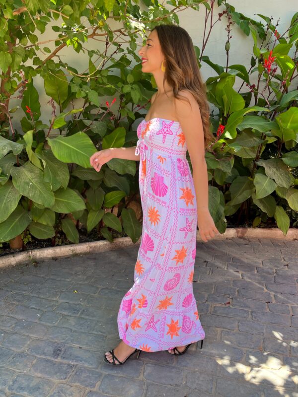 Vestido Flúor Conchas - Imagen 4