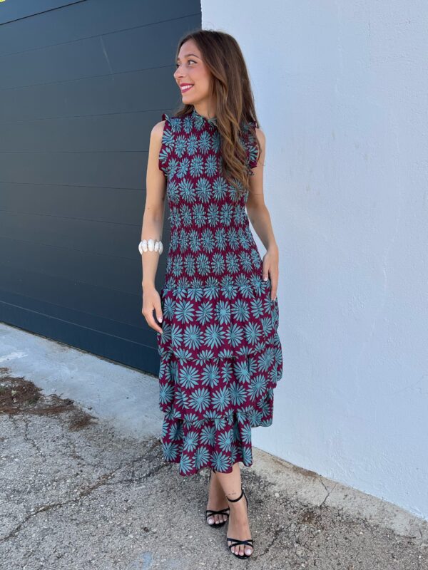 Vestido Nuba Azul